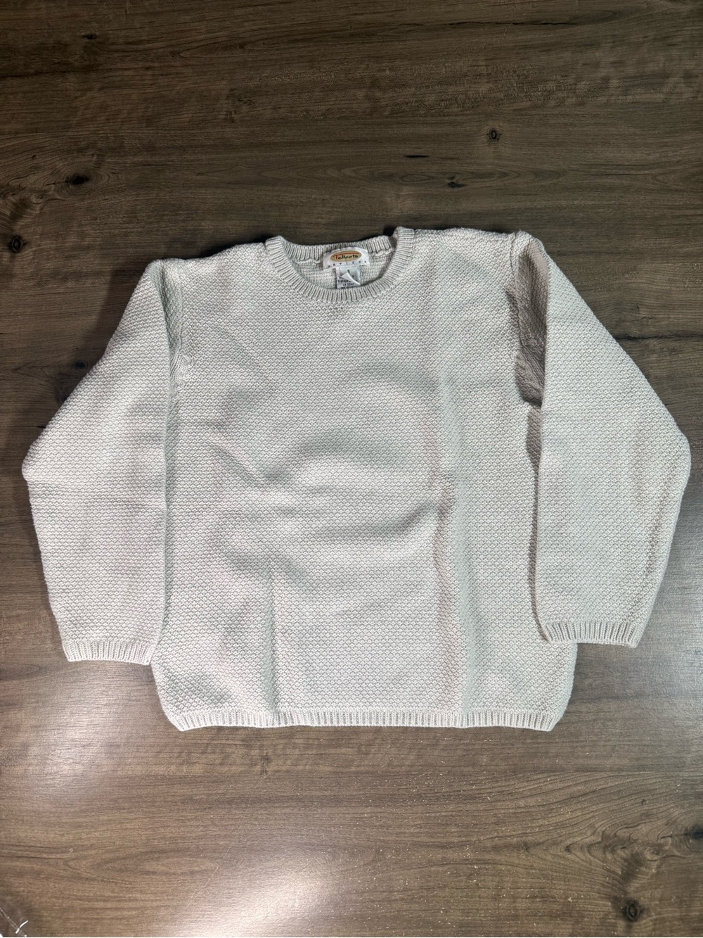 Vintage Talbots Petites Crewneck Sweater White Size Small